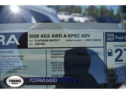 New 2026 Acura ADX A-Spec AWD/4WD image 38