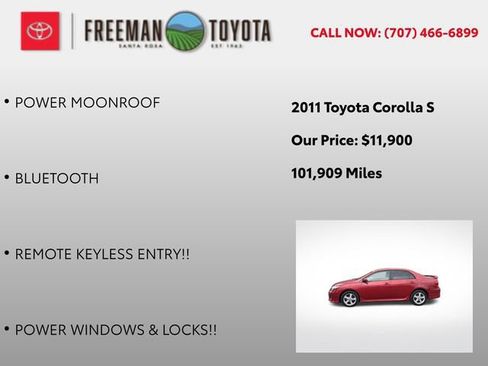 Used 2011 Toyota Corolla S FWD image 5