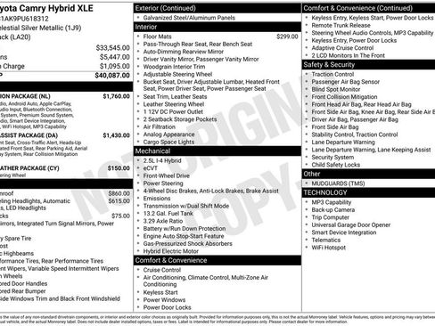 Used 2023 Toyota Camry XLE w/ Navigation Package FWD image 28