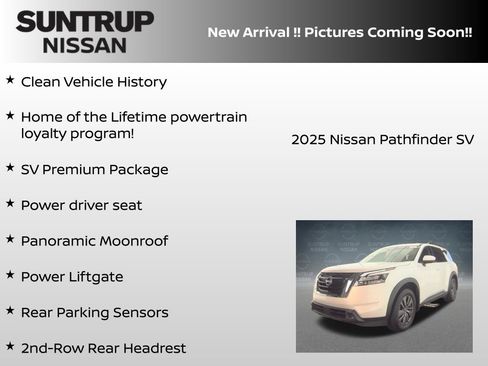 Certified 2025 Nissan Pathfinder SV w/ SV Premium Package FWD image 6