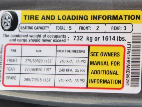 Used 2021 Ford F150 Lariat w/ Equipment Group 502A High AWD/4WD image 59