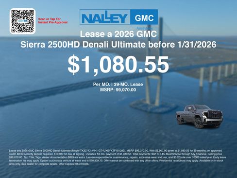 New 2026 GMC Sierra 2500 Denali Ultimate image 3