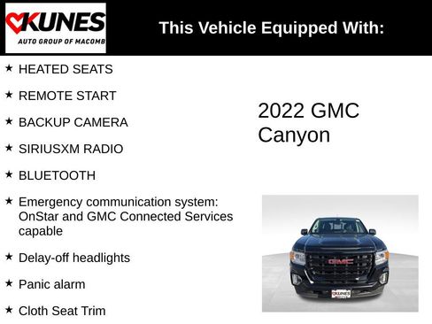 Used 2022 GMC Canyon Elevation w/ Elevation Premium Package image 3