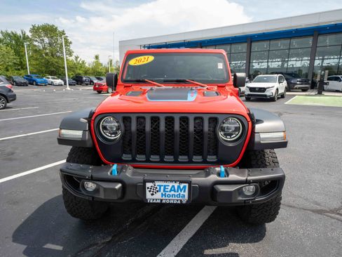 Used 2021 Jeep Wrangler Unlimited Rubicon 4xe w/ Steel Bumper Group AWD/4WD image 2