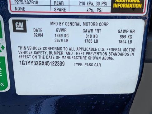 Used 2004 Chevrolet Corvette Convertible w/ Preferred Equipment Group image 20