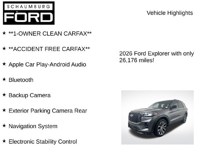 Used 2026 Ford Explorer ST-Line AWD/4WD image 7