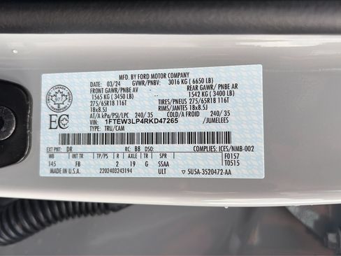 Used 2024 Ford F150 XLT w/ Equipment Group 302A MID AWD/4WD image 28