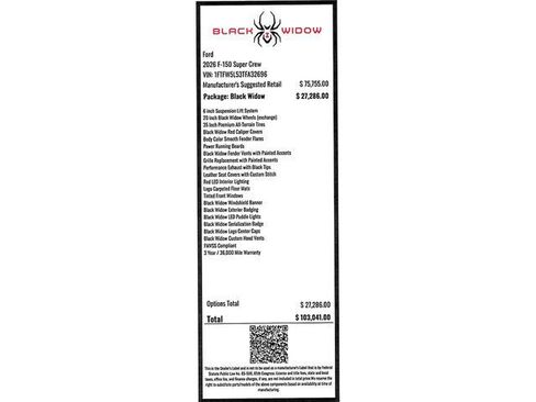 New 2026 Ford F150 Lariat w/ Equipment Group 502A High AWD/4WD image 2