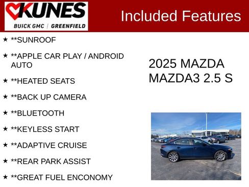 Used 2025 MAZDA MAZDA3 s image 2