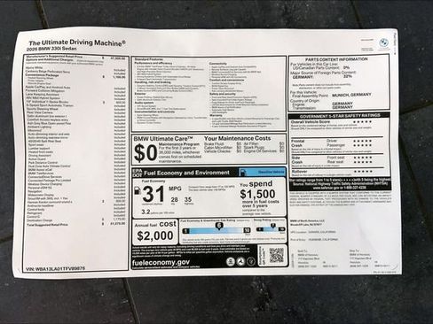 New 2026 BMW 330i Sedan w/ Convenience Package image 14