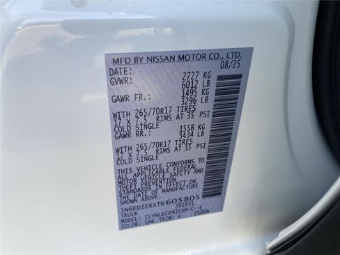 New 2026 Nissan Frontier PRO-4X w/ Pro-4x Convenience Package image 36