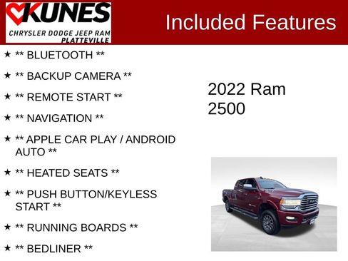 Used 2022 RAM 2500 Limited image 2