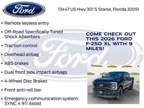 New 2026 Ford F250 XL w/ STX Appearance Package image 30