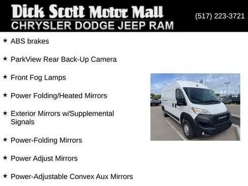 Used 2025 RAM ProMaster 2500 w/ Convenience Group FWD image 5