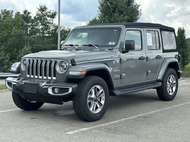 Used 2022 Jeep Wrangler Unlimited Sahara w/ LED Lighting Group AWD/4WD image 1