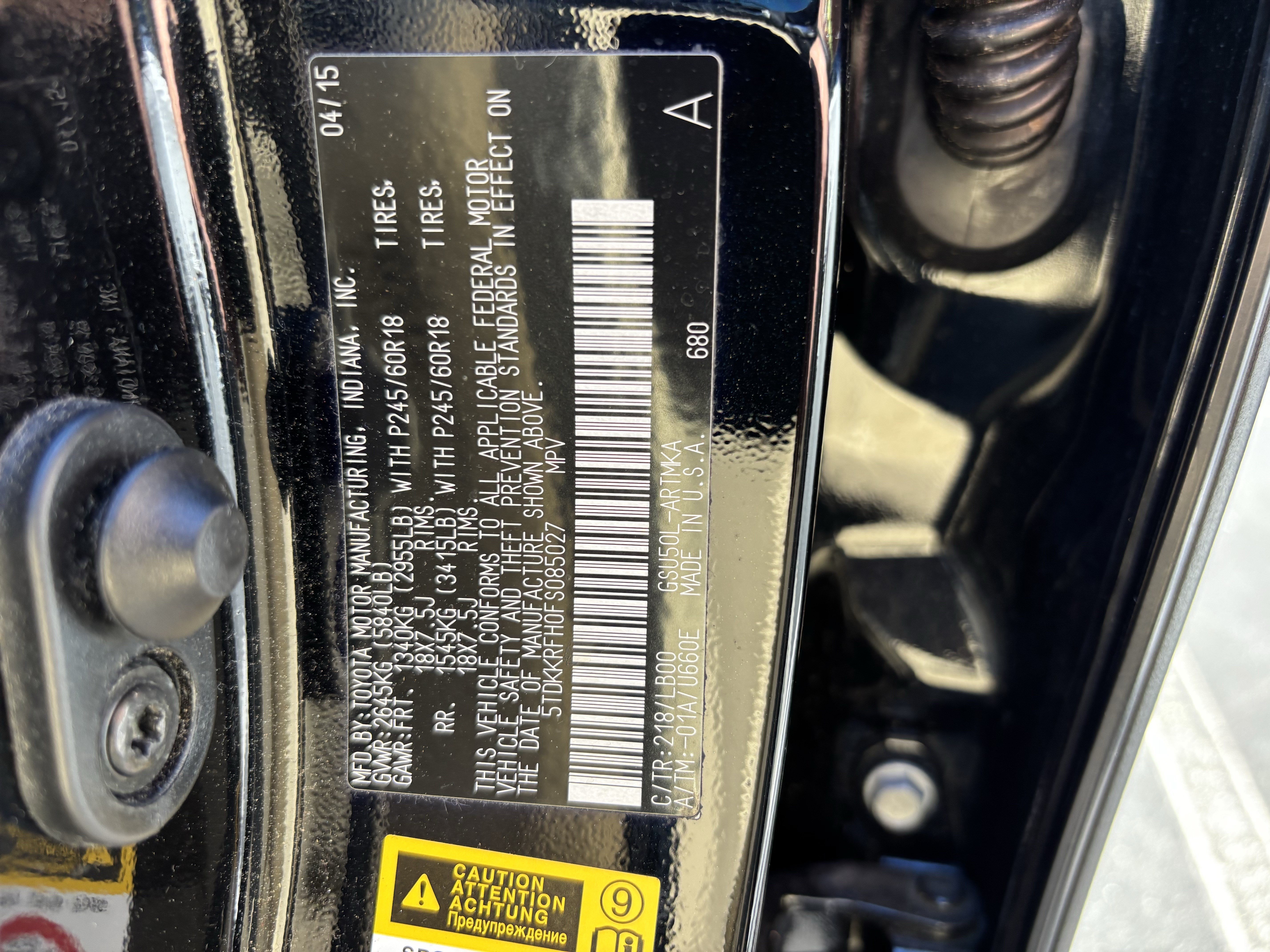 Used 2015 Toyota Highlander XLE FWD image 38