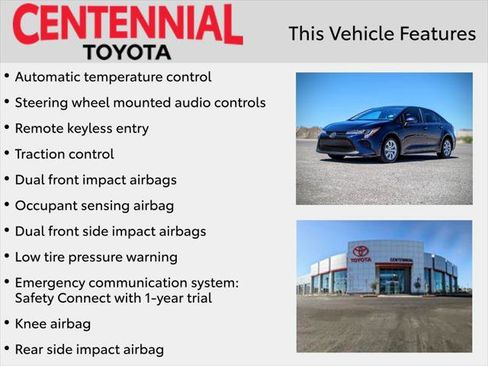 Certified 2021 Toyota Corolla LE w/ Carpet Mat Package (TMS) FWD image 2