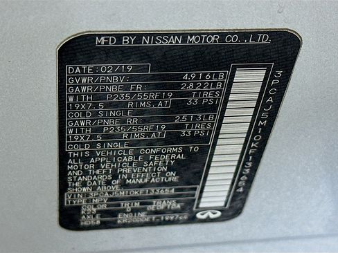 Used 2019 INFINITI QX50 Luxe w/ Navigation Package image 12