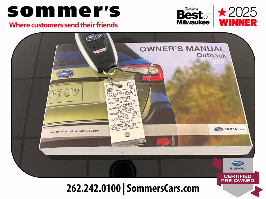 Certified 2024 Subaru Outback Onyx Edition XT w/ Popular Package #2 AWD/4WD image 26