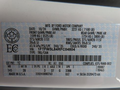 Used 2024 Ford F150 Lariat image 76