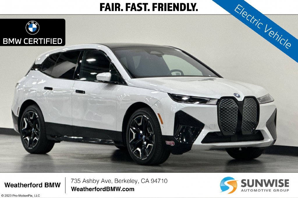 Certified 2024 BMW iX xDrive50 w/ Sport Package AWD/4WD image 1