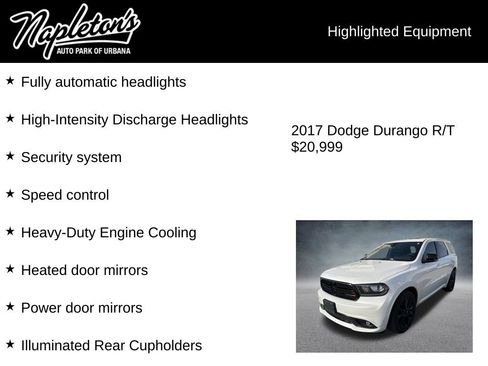 Used 2017 Dodge Durango R/T w/ Trailer Tow Group IV image 8