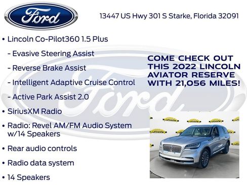 Used 2022 Lincoln Aviator Reserve image 20