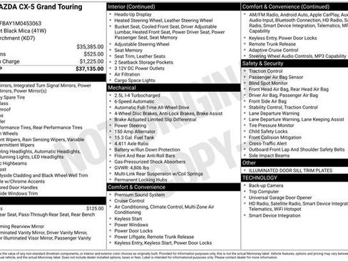 Used 2021 MAZDA CX-5 Grand Touring Reserve image 2