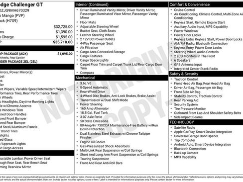 Used 2021 Dodge Challenger GT w/ Blacktop Package image 2