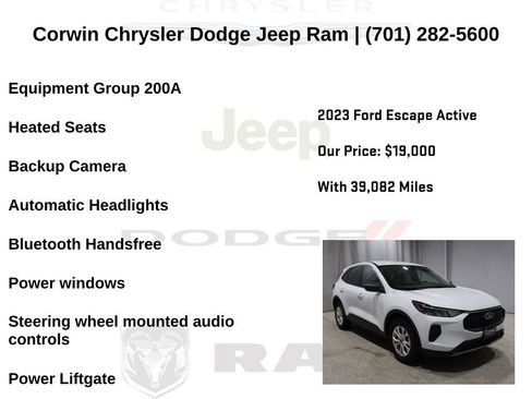 Used 2023 Ford Escape Active image 6