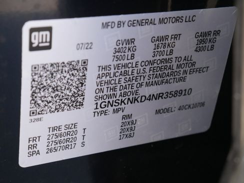 Used 2022 Chevrolet Tahoe LT image 32