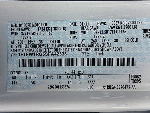 Used 2025 Ford F150 Raptor AWD/4WD image 35