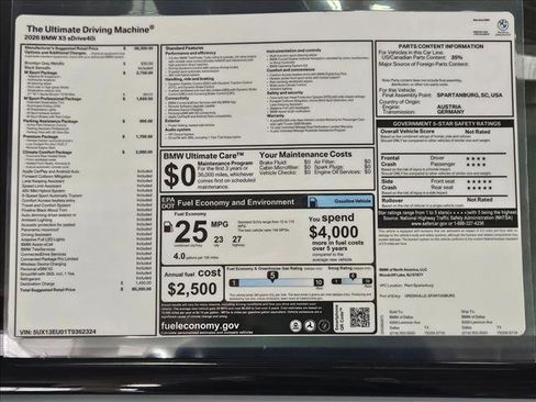 New 2026 BMW X5 sDrive40i w/ M Sport Package image 17