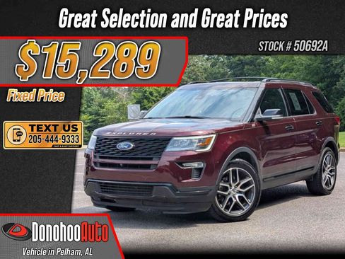 Used 2018 Ford Explorer Sport w/ Equipment Group 401A AWD/4WD image 1