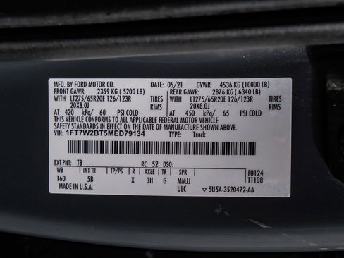 Used 2021 Ford F250 Lariat w/ Lariat Ultimate Package image 61