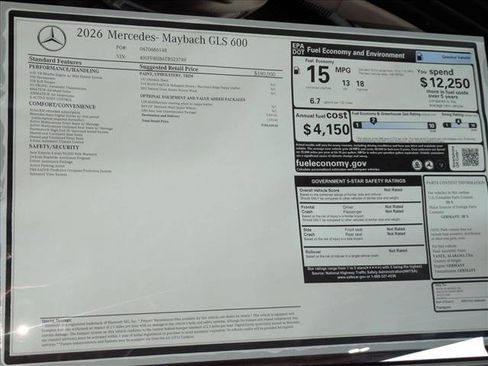 New 2026 Mercedes-Benz Maybach GLS 600 4MATIC image 19