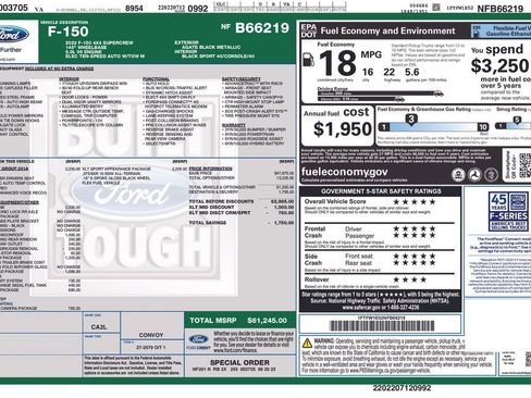 Certified 2022 Ford F150 XLT w/ Equipment Group 301A Mid AWD/4WD image 8