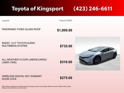 New 2026 Toyota Prius XLE image 3