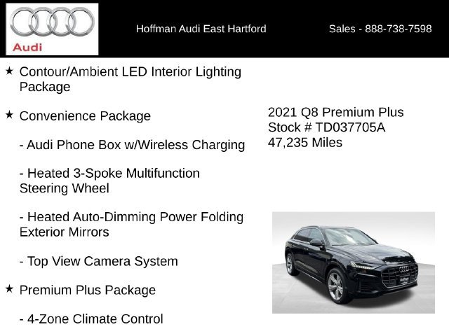 Used 2021 Audi Q8 Premium Plus w/ Premium Plus Package AWD/4WD image 6