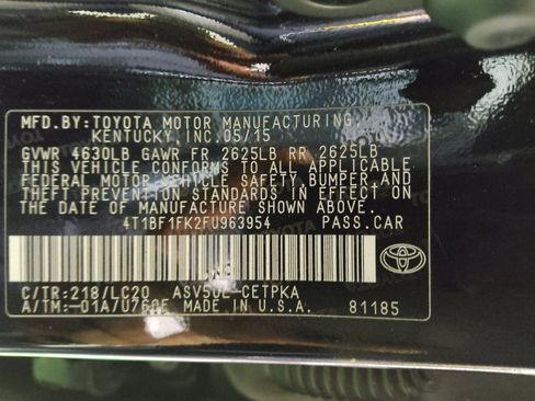 Used 2015 Toyota Camry XSE image 33