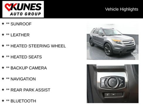 Used 2014 Ford Explorer XLT w/ Equipment Group 202A image 2