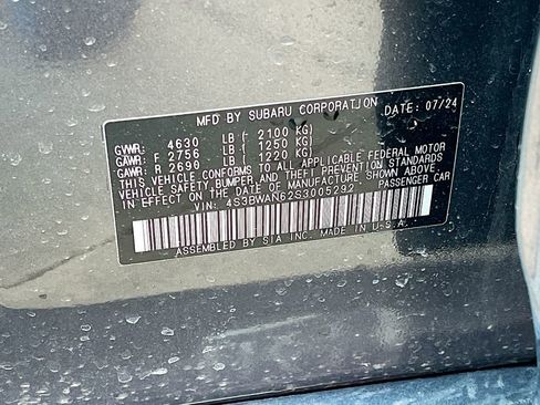 Used 2025 Subaru Legacy Limited AWD/4WD image 33