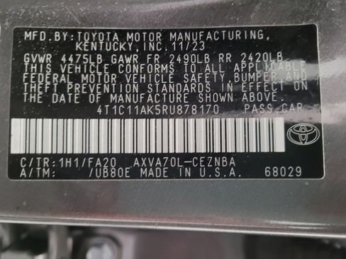 Used 2024 Toyota Camry LE FWD image 33