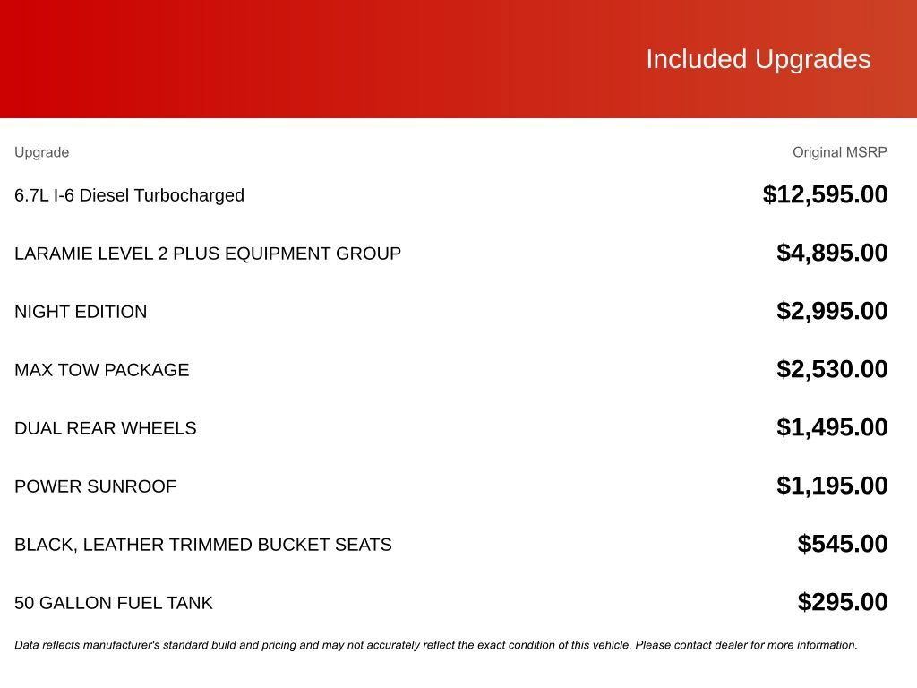 New 2025 RAM 3500 Laramie AWD/4WD image 3