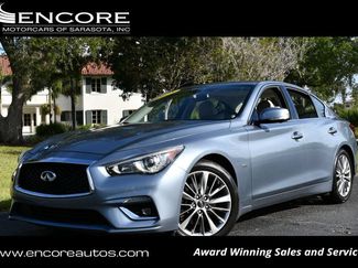 Used 2018 INFINITI Q50 Luxe w/ Sensory Package (Luxe) RWD video 1