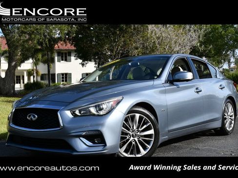 Used 2018 INFINITI Q50 Luxe w/ Sensory Package (Luxe) RWD image 1
