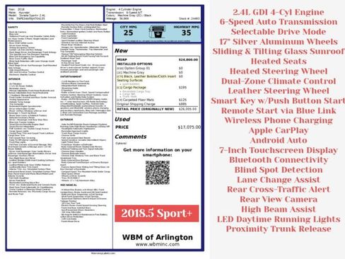 Used 2018 Hyundai Sonata Sport w/ Cargo Package image 2