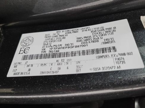 Used 2016 Ford F150 XLT w/ Equipment Group 302A Luxury image 49