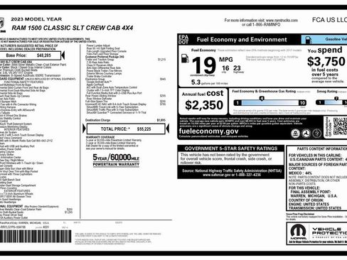 Certified 2023 RAM 1500 Classic SLT w/ Trailer & Traction Group image 4