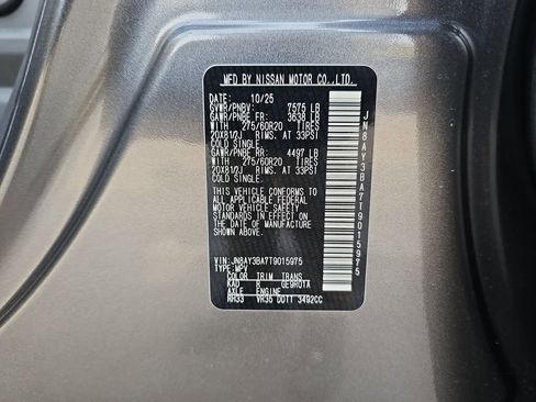 New 2026 Nissan Armada SL w/ Captain's Chari Seat Package image 40